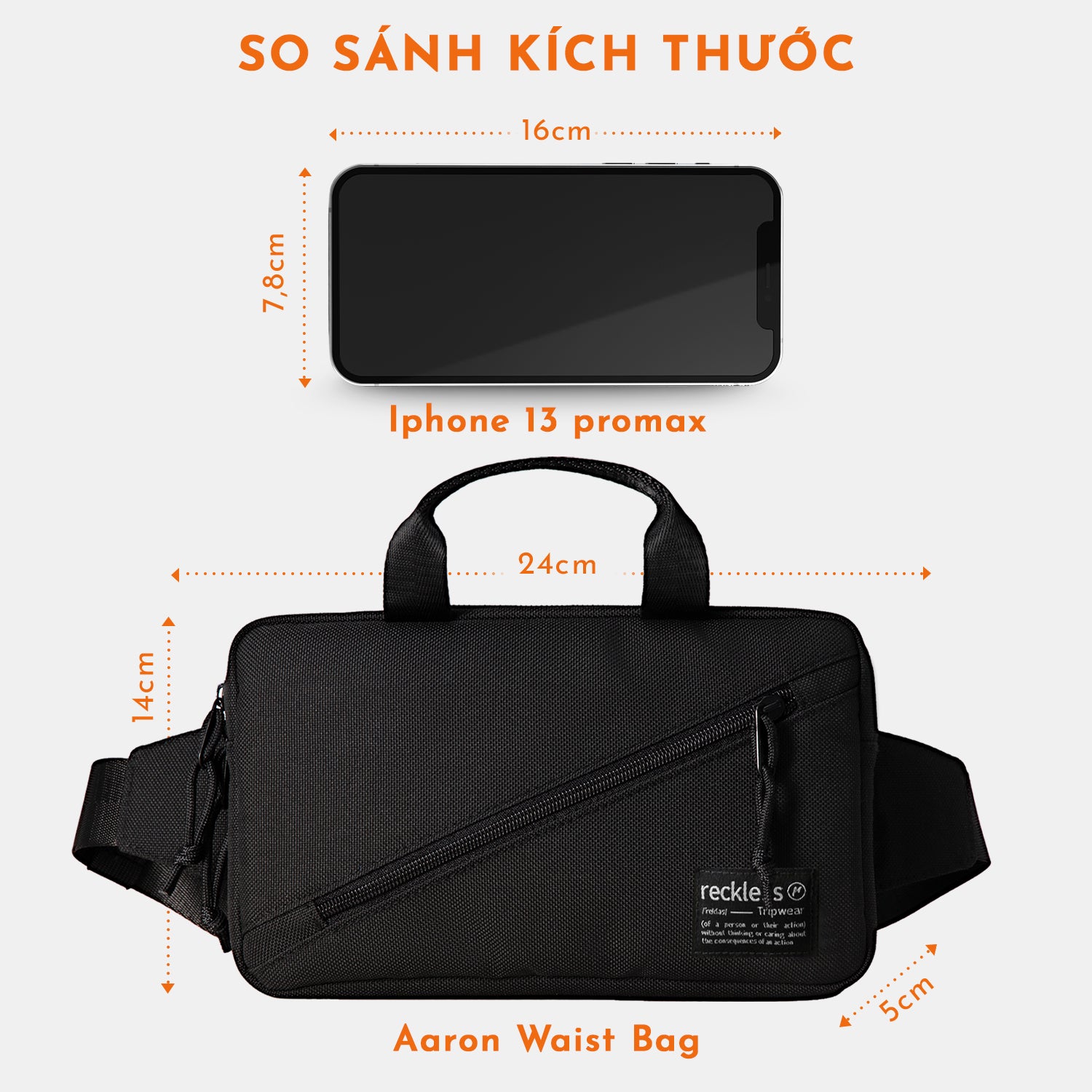Túi Aaron Waist Bag