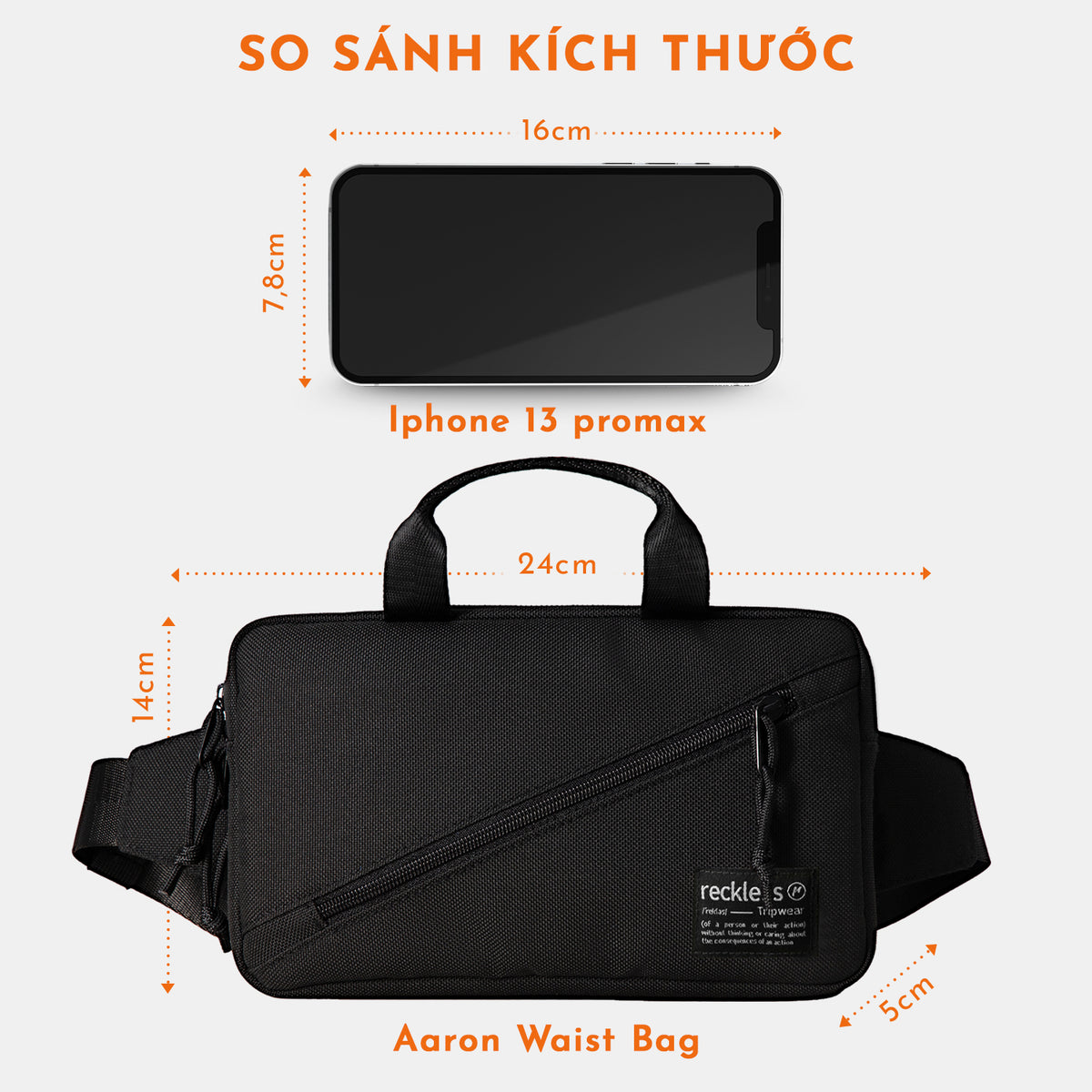 Túi Aaron Waist Bag